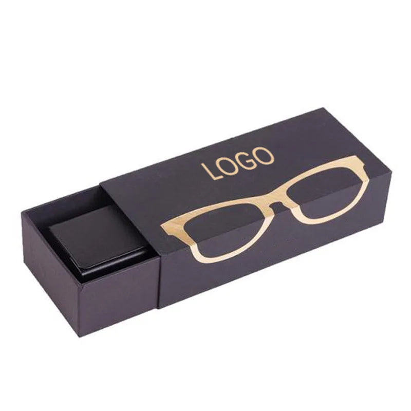 Drawer Type Custom Hard Paper Cardboard Sunglasses Packaging Box with logo