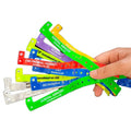 RFID Assorted Neon Plastic/Vinyl Custom L Shape Adjustable Durable Soft One Time Use Waterproof Wristbands for Events