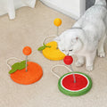 Cat Toy Spring Sisal Ball Grinding Claw Bite Resistant Cat Scratching Board Tumbler