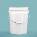 Factory Wholesale Heavy Duty HDPE 20 Liiter Leakproof Tamper Evident 5 Gallon Plastic Paint Bucket With Lids Metal Handle