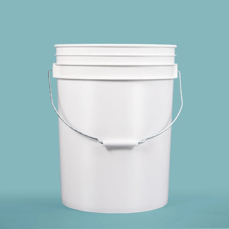 Factory Wholesale Heavy Duty HDPE 20 Liiter Leakproof Tamper Evident 5 Gallon Plastic Paint Bucket With Lids Metal Handle