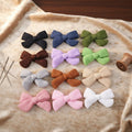 INS Europe and America Knitted Hair Bow Clips for Kids New Wool Bow Hairpin