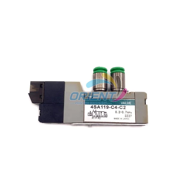 Original New 4SA119C4C2 DC24V 4SA119-C4-C2 Solenoid Valve for Komori Spare Parts Ryobi Parts Shinohara Parts