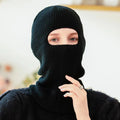 Winter Single Hole Ski Mask Knitted Cap Acrylic Knitting Hat