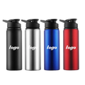 Aluminum Water Bottles Vacuum Metal Sports Bike Water Bottle Reusable Travel Bottles Custom Logo with Lid for Gym Sports
