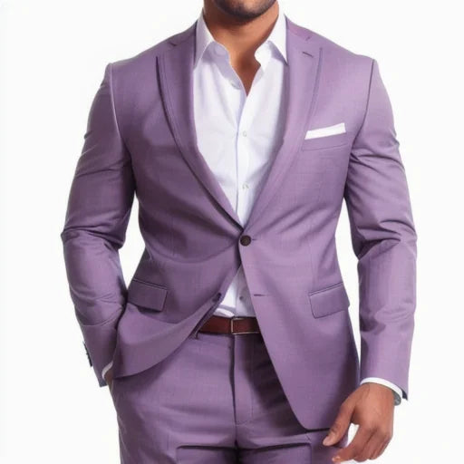 S0246G 2026 New Business Leisure West Service Three-Piece Set Groomsmen V-Neck Plus Size Men's Suit