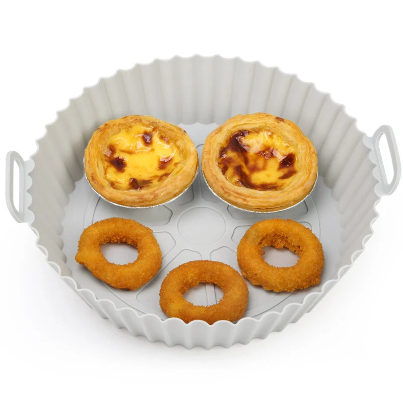 Top Selling Disposable Food Grade Eco-Friendly Air Fryer Accessories Set Pans Silicone Pot Air Fryer Liners