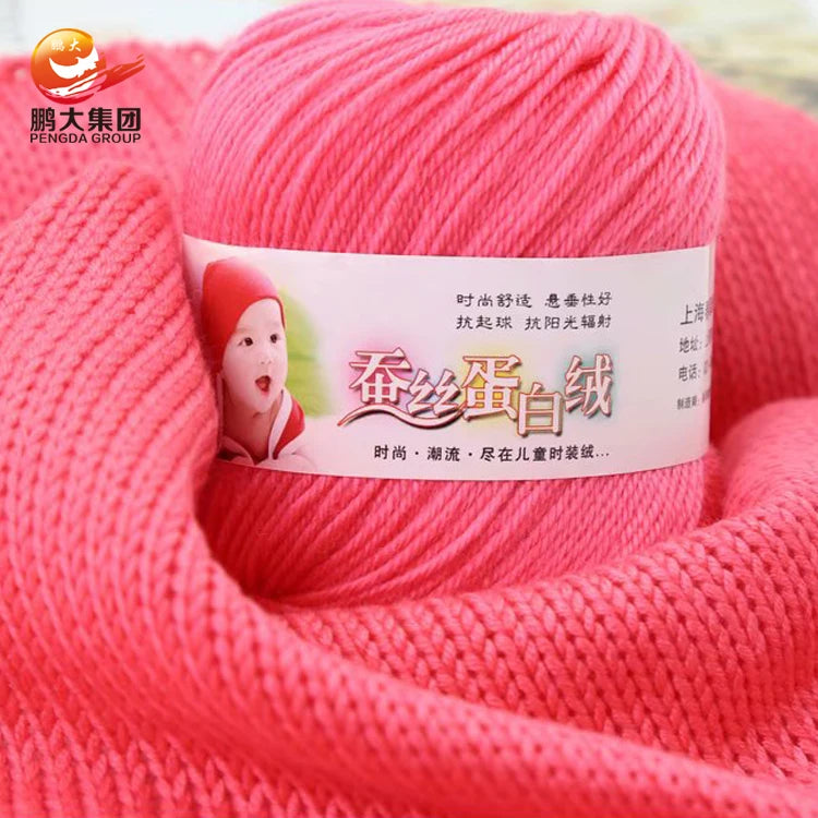 Wholesale Diy Dyed Solution 4ply 100% Acrylic Baby Yarn for Knitting Sweaters