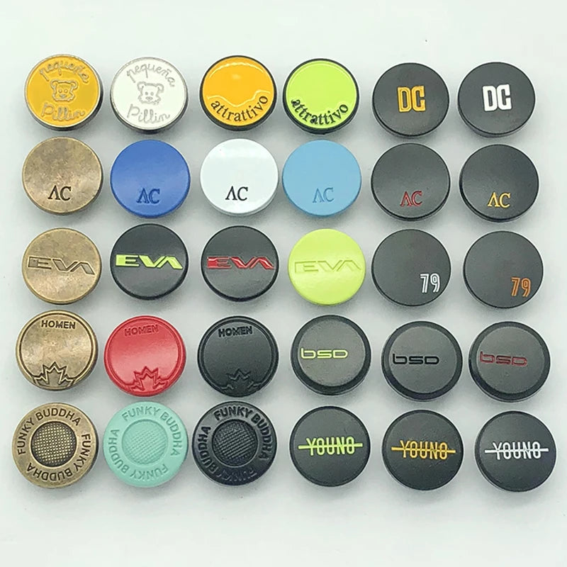 Decorative Accessories Logo Design Shirt Bag Cloth Zinc Alloy Snapping Buttons Custom Metal Snap Buttons for Clothing