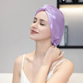 Hair Care and Eye Health With 100% Mulberry Silk Anti-Frizz Sleeping Hat Solid Color Elastic Strap Skin-Friendly Features