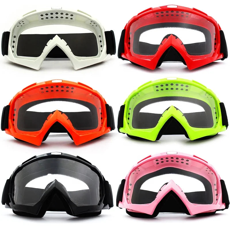 MJMOTO Men's Motorcycle Dirt Bike Motocross ATV MTB Cycling Goggles UV Protection Adjustable Breathable DH Downhill
