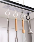 Ceiling Rotating Hook-Multifunctional Punch-Free Roof Wall Ceiling Powerful Door Hanging Hook