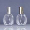 Luxury 50ml Clear Glass Perfume Bottles Custom Refillable with Pump Atomizer Luxury Empty Spray