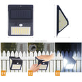 Waterproof Pir Motion Sensor Solar Wall Lamp Outdoor Use  Solar Powered Led Floodlight 3 Modes