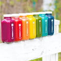 Wholesale 300ml 500ml Eco Friendly Recycled Square Shape Glass Bottle for Juice Milk Water Tea