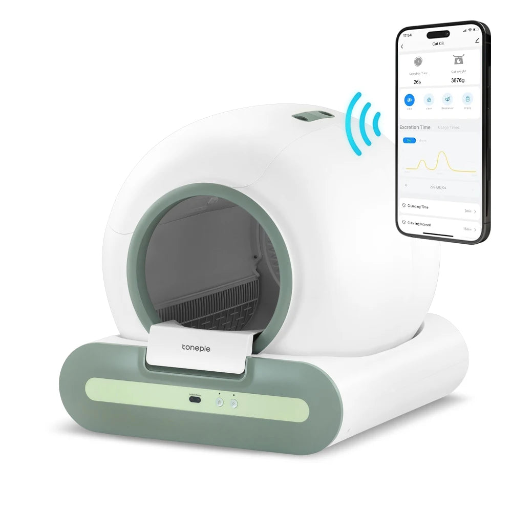 3 Day Ship Ti+ Low Noise App Wifi Touch Control Intelligent Electric Self Cleaning Smart Automatic Cat Litter Box