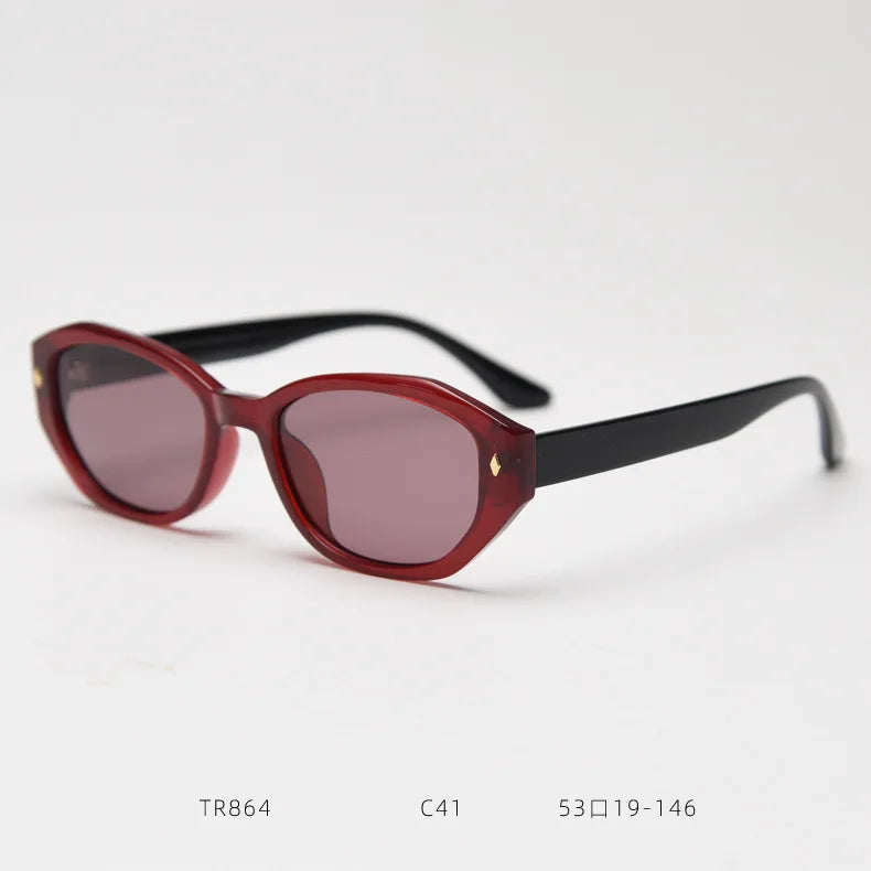2025 Trendy Women Sunglass Polarized Anti-UV400 Large Frame Glasses for Lady Vacation