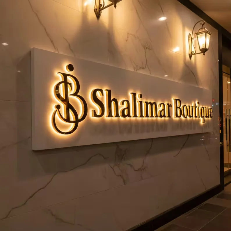Lc Sign Factory Wholesale Custom Backlit Business Logo 3d Acrylic Led Letter Acrylic Led Illuminated Sign for Business