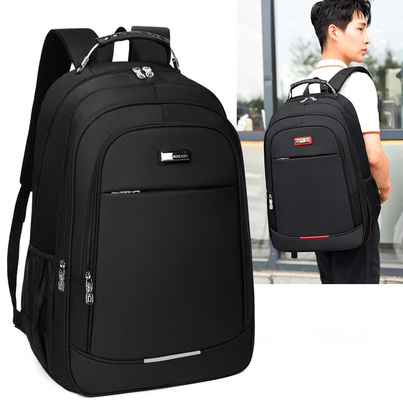 Custom College Backpack for Men Waterproof Oxford Polyester Laptop Bag Wholesale Mens Travel School Computer Notebook Bag