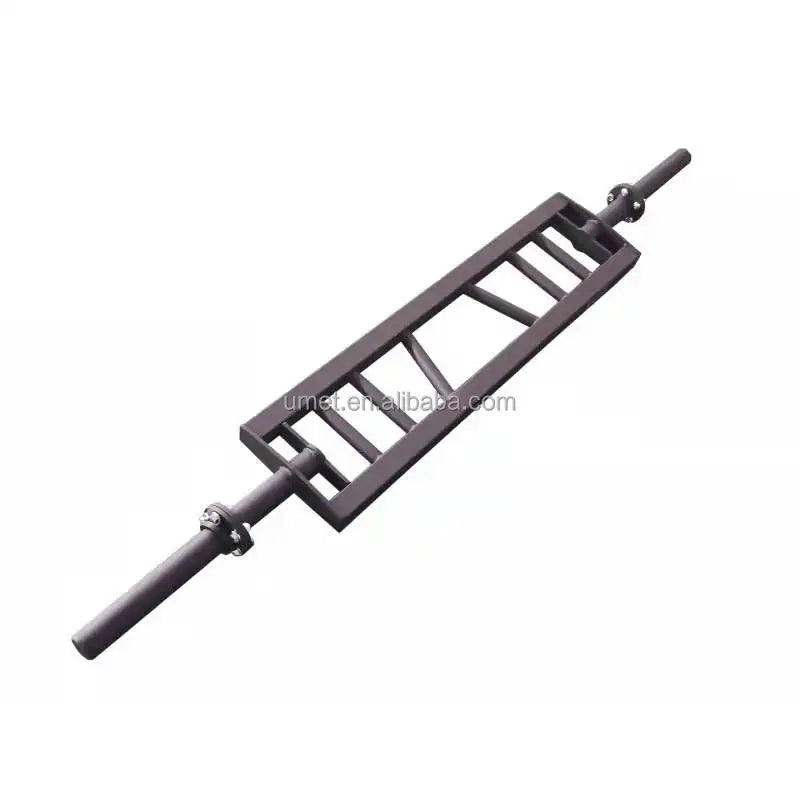 Fitness Equipment Half Trap Stainless Steel Multi Grip Bar Weight Lifting Barbell Cast Iron Black Swiss Bar