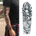 Wholesale New Tattoo Designs Waterproof Long Last Body Makeup Temporary Full Arm Tattoo for Men
