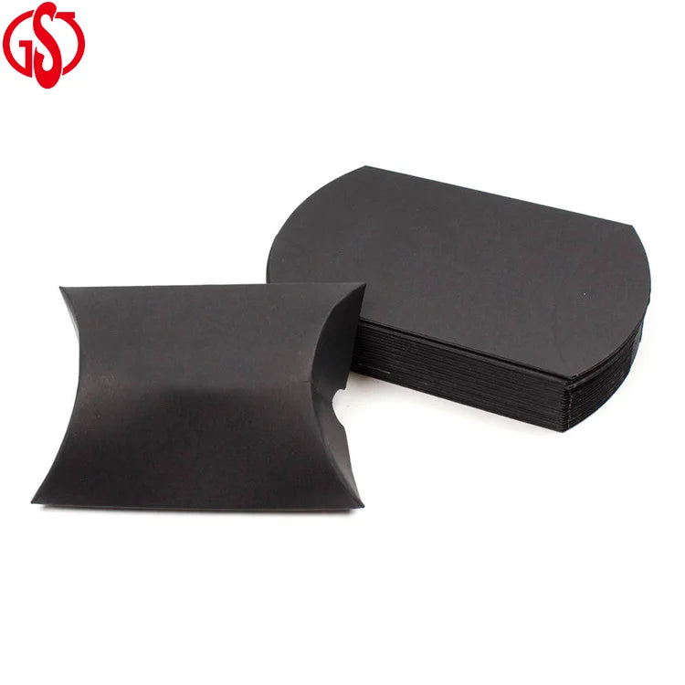 Good Quality Kraft Pillow Candy Box Jewelry Packaging Box Mini Gift Box Packaging Festive & Party Supplies