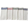 OEM Red Green Black Grey White Royal Navy Blue Large Stripe Custom Logo Golf Caddie Towels with Logo Custom