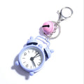New Mini Alarm Clock Key Chain Pendant Creative Car Accessories Bag Pendant Couple Key Chain
