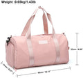 Large Capacity Waterproof Sport Gym Travel Duffel Bag with Zipper Closure Portable Design and Shoe Compartment