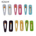 Wholesale Glitter Acrylic Hair Clips Korean Rectangular Bangs Hair Clip Fashion Water Drop Women Custom Hair Clips