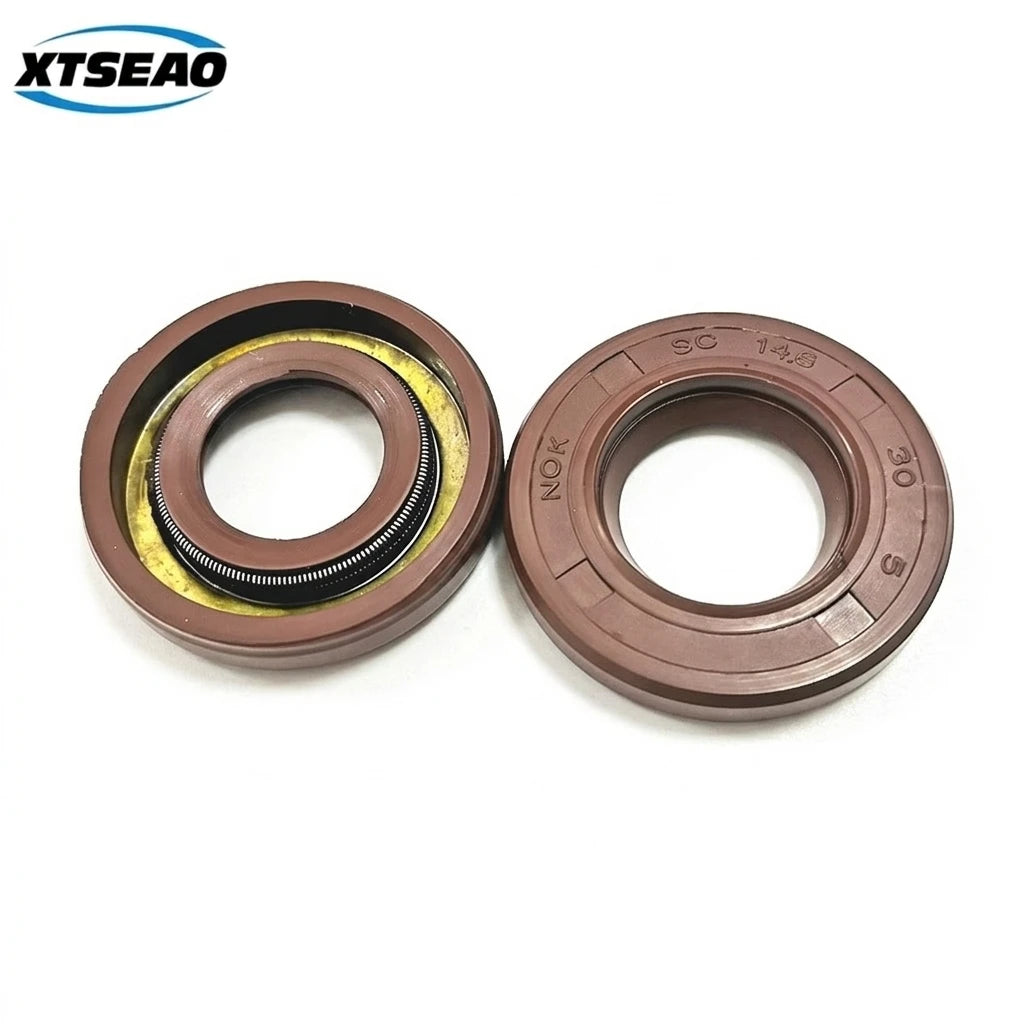 XTSEAO Hyunda I Car NBR Oil Seal SC Type 14.8*30*5 14.8-30-5 MD619244 AG8437E AG8437F 37343-42020 Seal Ring with BLACK BROWN