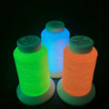 Factory Wholesale 150d/2 Fluorescent Sewing Yarn Luminous Embroidery Thread Glow in the Dark Embroidery Thread
