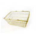 Custom Supermarket Wire Shopping Basket Popular Retail Product Home Metal Mesh Storage Basket