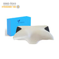 OEKO-TEX Luxury Orthopedic Anti-Rollover Side Sleep Pillow Ergonomic Knitted Memory Foam Therapy Anti-Decubitus Removable