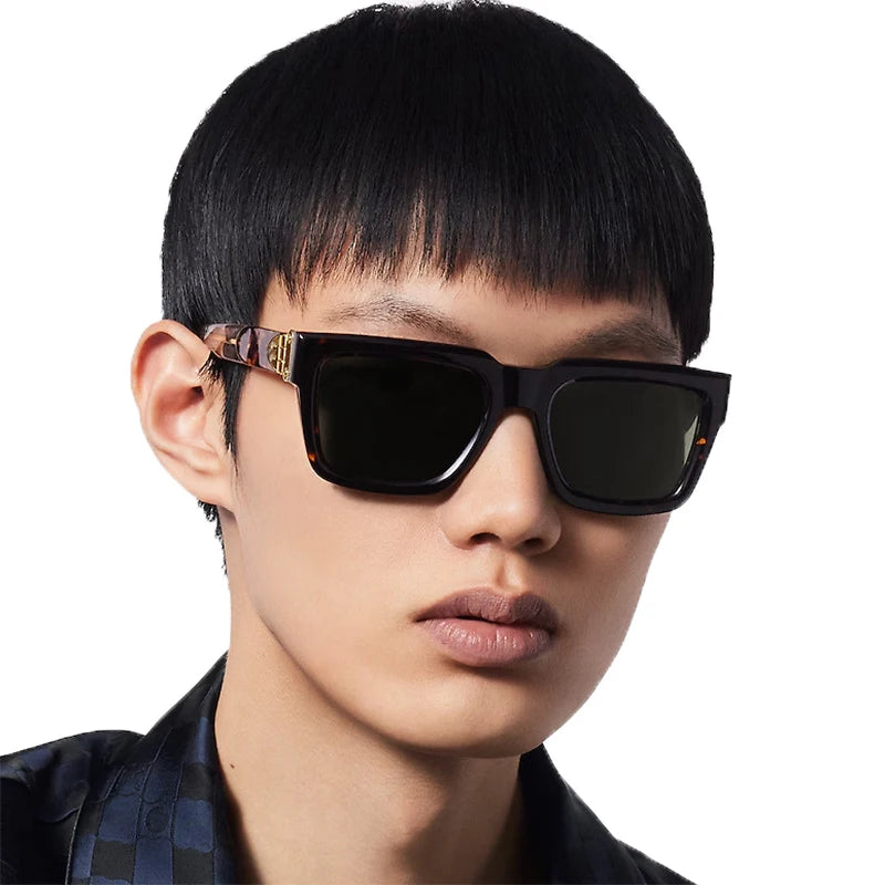 STORY XH3490 Retro Square Vintage Sunglasses Women Men Designer Leopard Sun Glasses UV400 Fashion Driving Eyewear Glasses