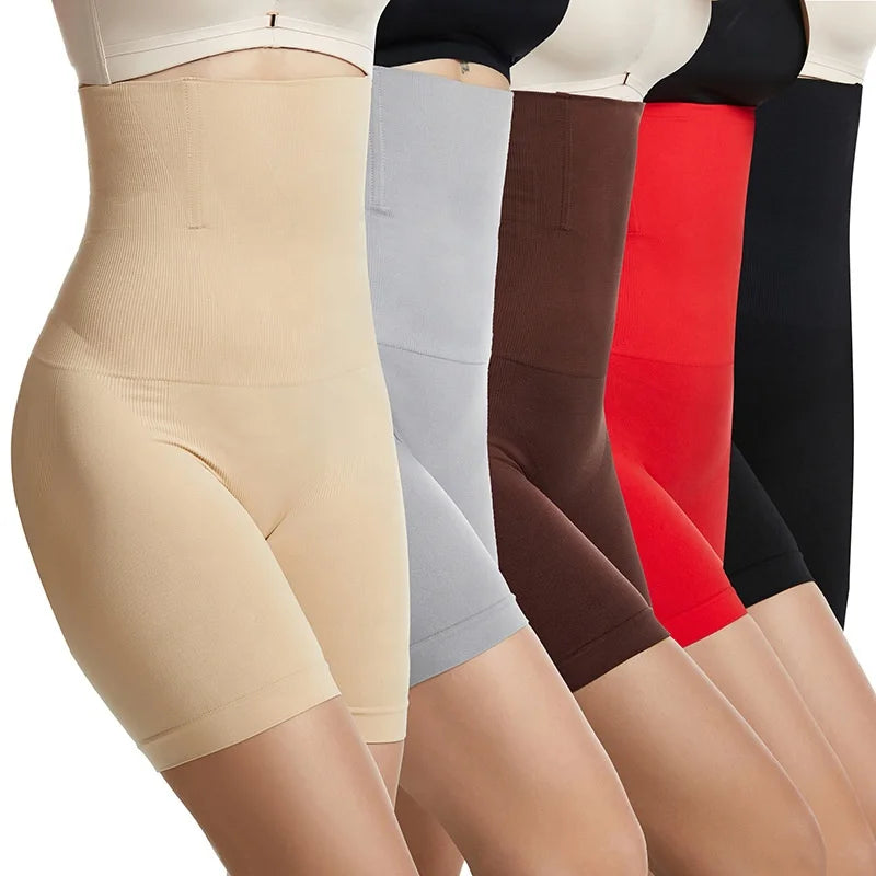 High Waist Women's Shapewear Body Shaping Nylon Slimming Underwear Tummy Control Panties for Weight Loss Sizes 4XL and 5XL