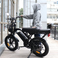 VOMO X80 PRO 250W 48V Lithium Electric Fat Bike 7-Speed Steel Frame Disc Brakes Rear Hub Motor 60km Range 25km/h BMX Style