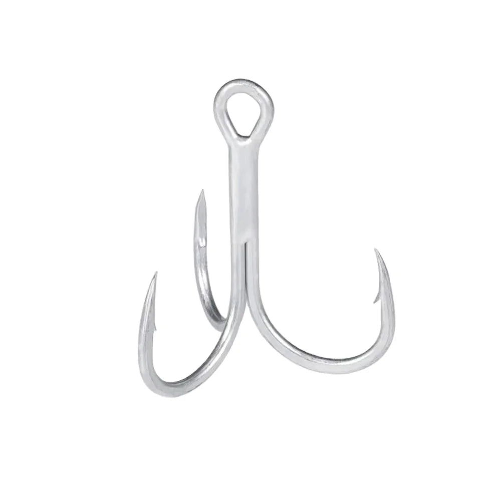 DORISEA 9020 High Carbon Steel Treble Fishing Hook Wholesale Price for River Stream Lake Fishing-Sizes 2# 4# 6# 8# 10# 12# 14#