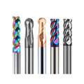 55 Degrees Tungsten Steel Nose End Milling Cutter with 4 Edge Circular Arc Quench Die Steel Endmill Carbide OEM Customizable