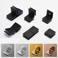 304 Stainless Steel Glass Door Fixed Clamp Frameless Tempered Glass Partition Corner Code Accessories for Shower Room
