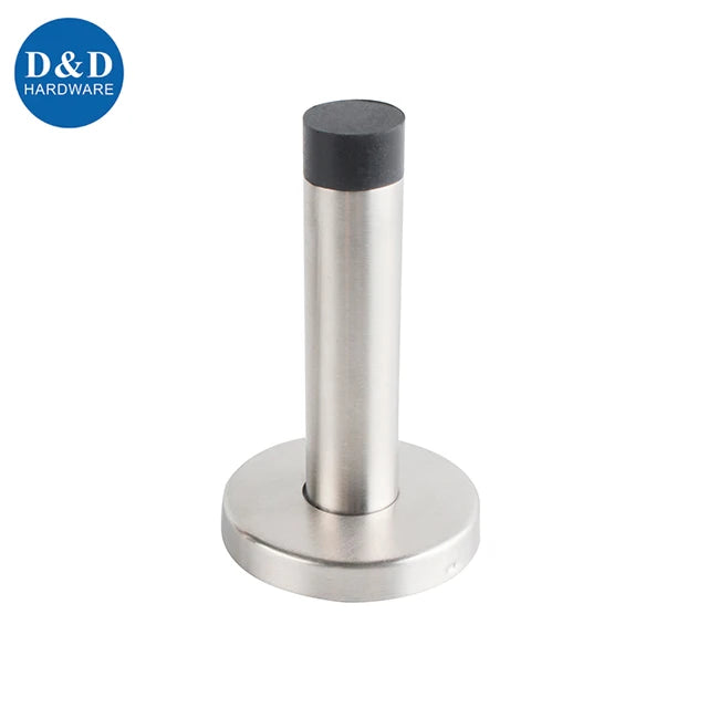 Modern Stainless Steel 304 Bathroom Rubber Door Stop Wall Type Mounted Security Door Stopper