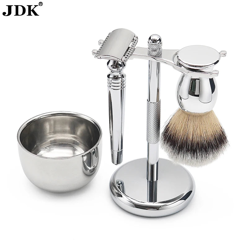 Other Shaving & Hair Removal Products Stainless Steel Premium Quality Shaving Brush Razor Soap Bowl Shaving Set for Men