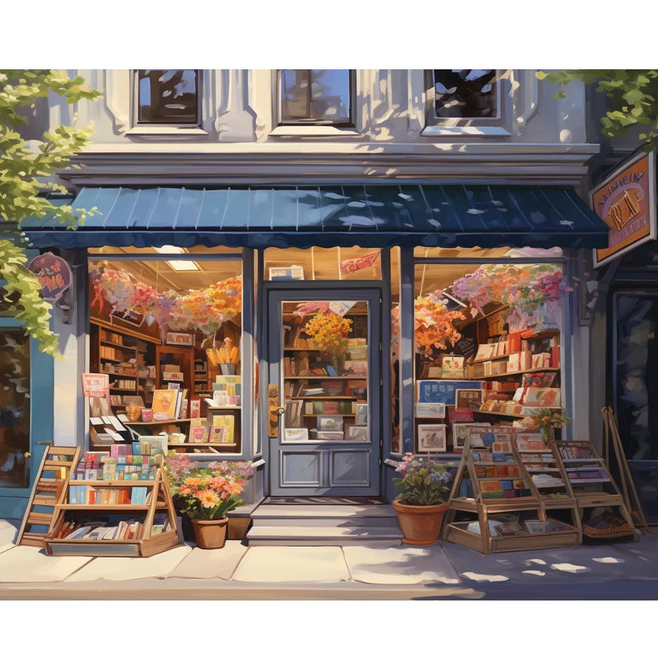CHENISTORY DIY 5D Diamond Painting Kit 30x40cm/12x16inch Landscape Full Diamond Embroidery Cross Stitch Canvas Home Acrylic