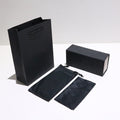 Lmamaba Custom Logo Luxury Popular Black Foldable Glasses Box PU Leather Sunglasses Packing Stock Eyeglasses Case & Bag