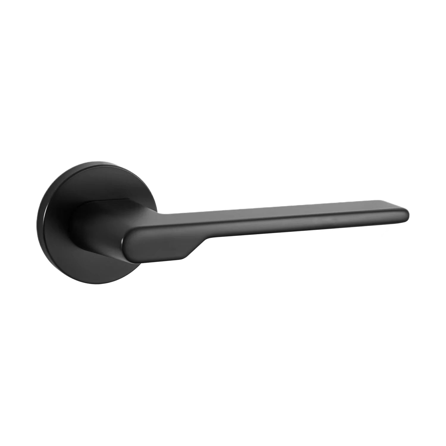 New Design Matt Black Zinc Alloy Round Security Handle Door Lock Handles Main Door Round Handles