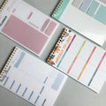 Custom Waterproof 5.5" X 8.66" Top Spiral Notepad With PVC Cover Printable Logo Pattern Planner
