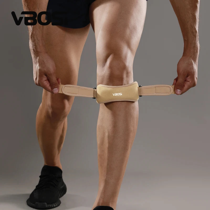 VBOSi 0438 Adjustable Knee Brace Band BSCI CE Certified Breathable Patella Knee Strap Neoprene Pain Relief Patellar Crawling