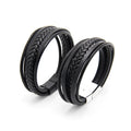 G783 Wholesale Jewelry Men Handmade Rope Bracelet Classic Mens Black Braided Leather Bracelets