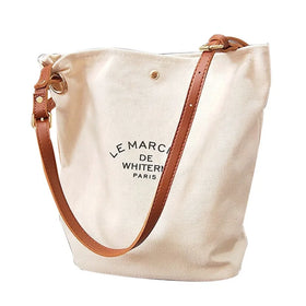 Personalized Extra Heavy Small Medium Large Cotton Canvas Tote Bag with Custom Logo for Grocery Shopping