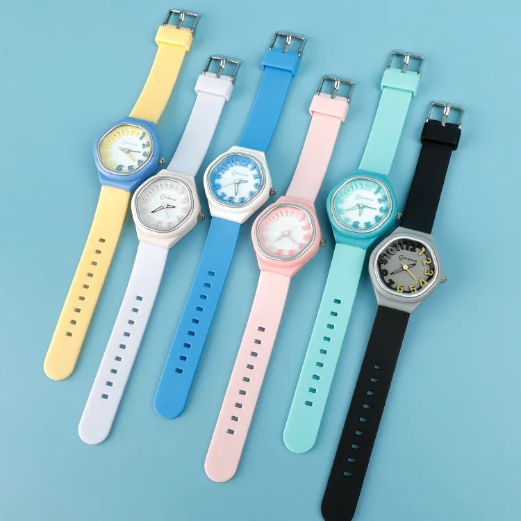 MINGRUI Unique Cartoon Kids Children Digital Watch Waterproof Popular Fashion TPU Wrist Watch for Boys Girls